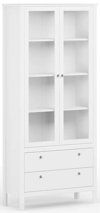 Шкаф-витрина с подсветкой Эва/Ewa REG2W2S