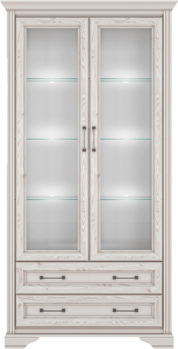 Шкаф Стилиус/Stylius B169-REG2W2S с подстветкой