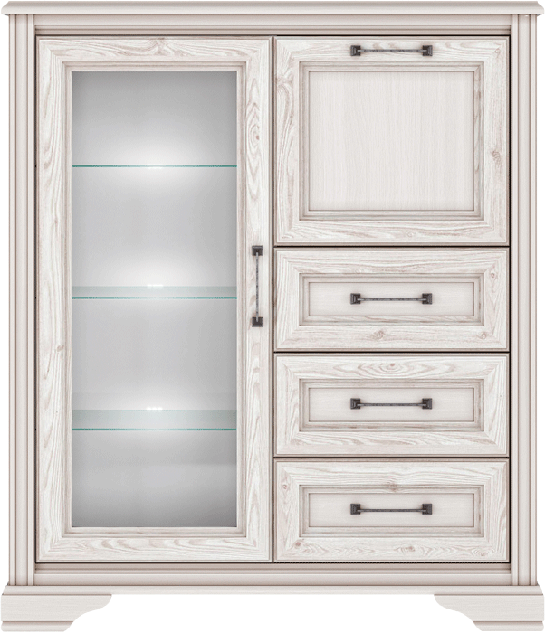 Тумба Стилиус/Stylius  B169-KOM1W1B3S с подсветкой