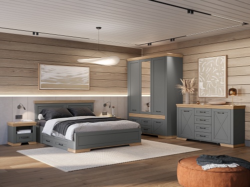 Спальня Marselle Дымчатый алмаз
