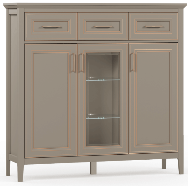 Тумба с подсветкой Классик/Classic KOM1W2D3S